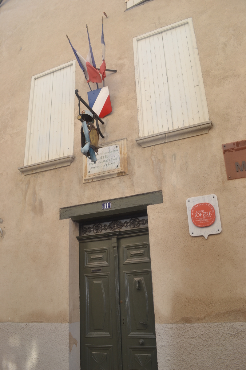 La maison natale du maréchal, bâtiment patrimonial de Rivesaltes.