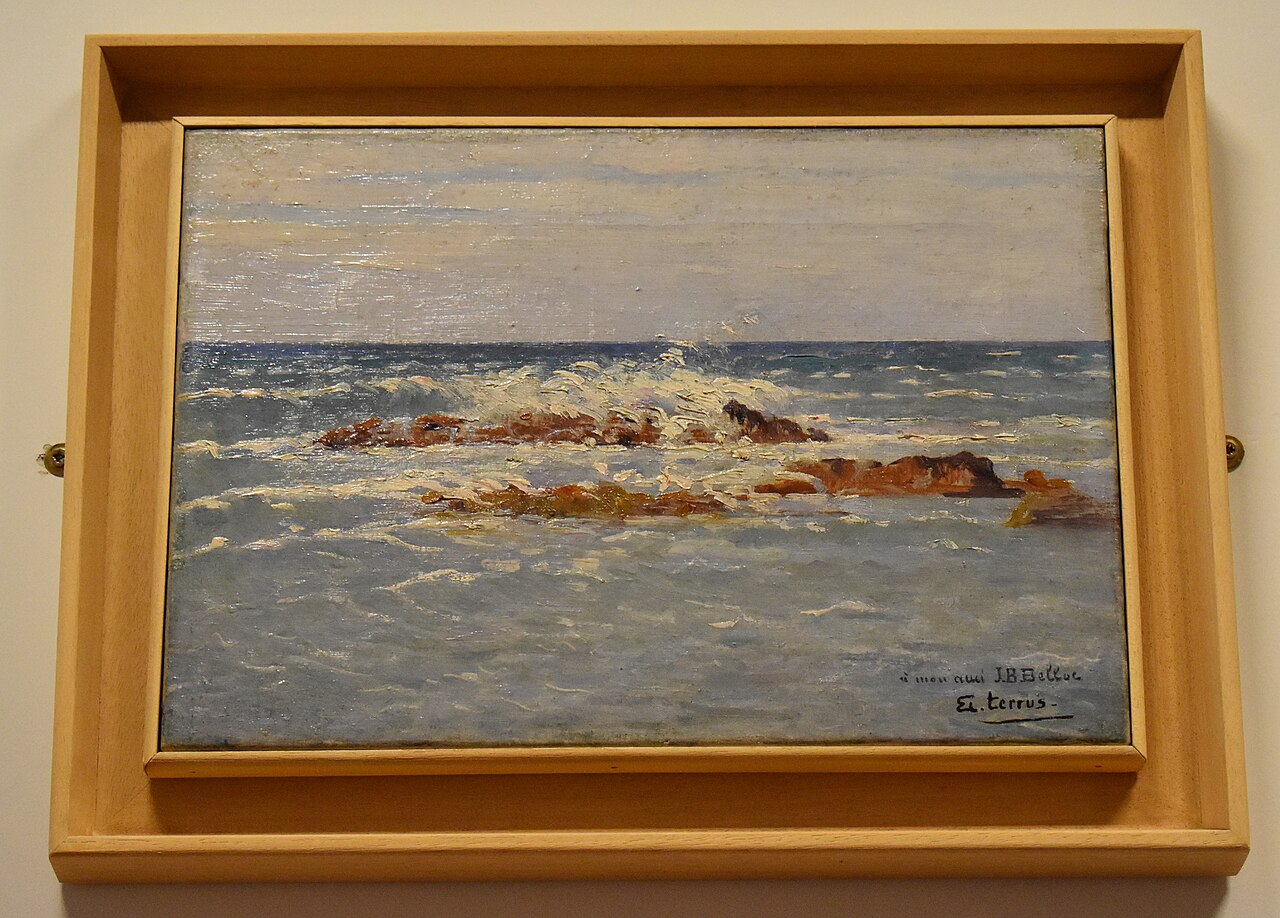 Marine d’Étienne Terrus, évocation de son travail sur la lumière et les paysages méditerranéens.