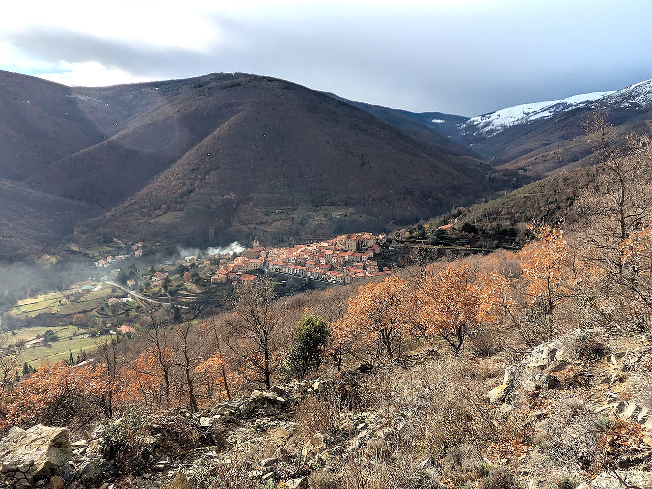 La vallée de la Castellane, d’où provenaient des plantes et fleurs employées autrefois dans les préparations aromatiques.
