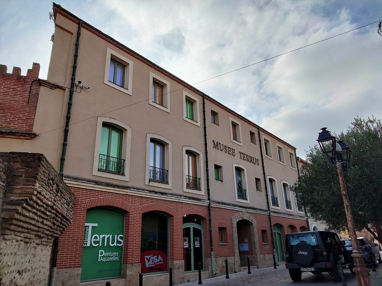 Entrée du Musée Étienne Terrus, rue Porte Balaguer à Elne
