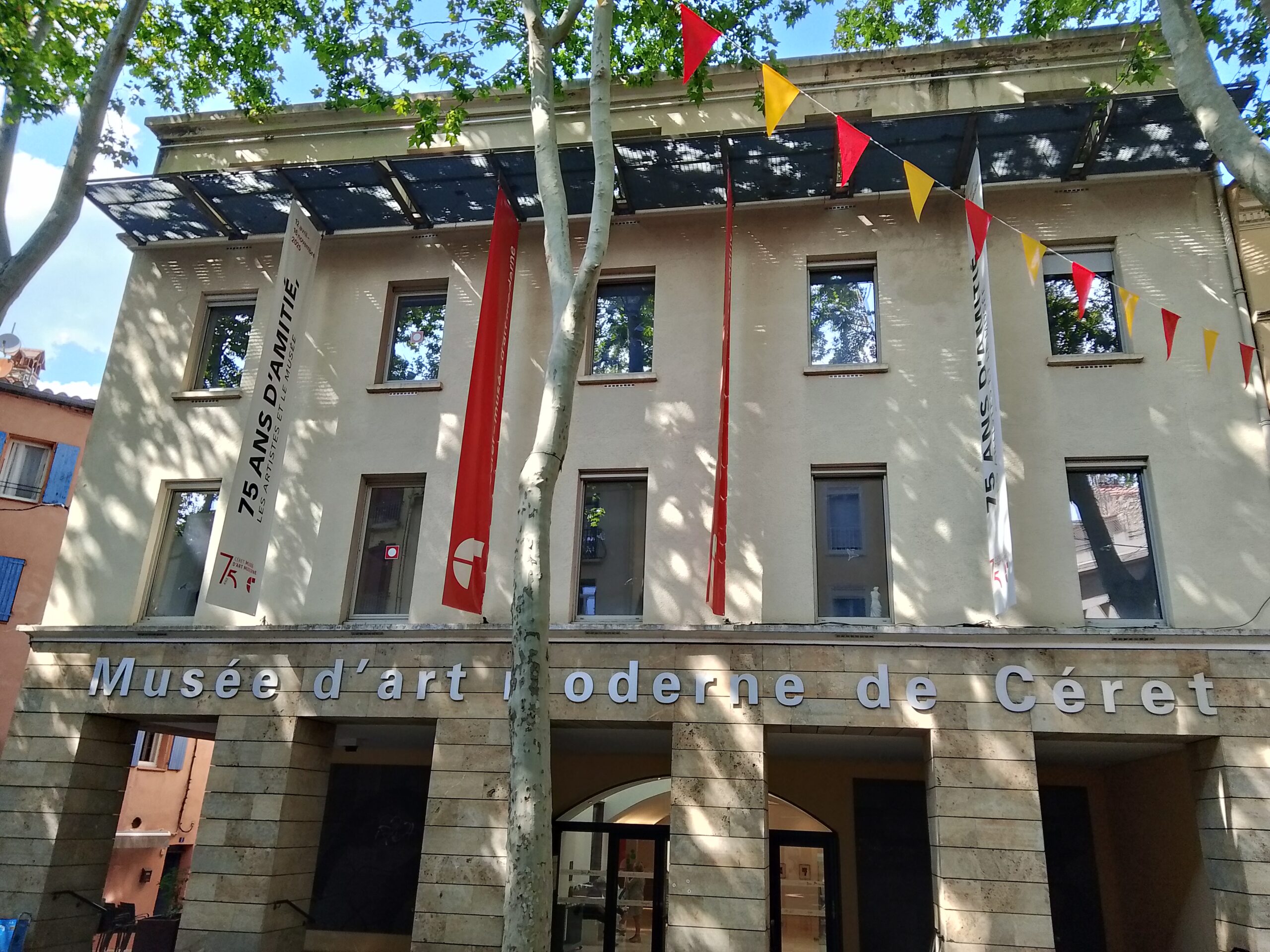 Façade du Musée d’Art moderne de Céret