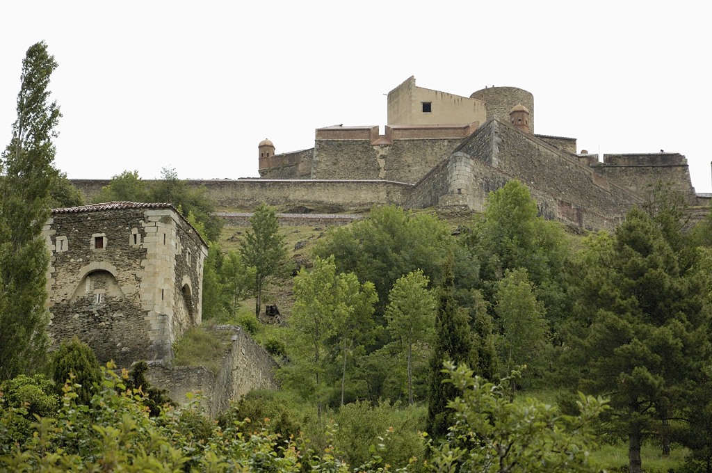 Vue du Fort Lagarde dans les Pyrénées-Orientales
