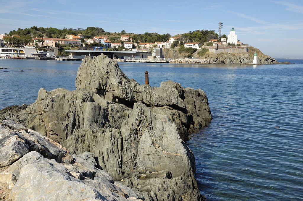 La redoute du Fanal, détail d'architecture militaire à Port-Vendres