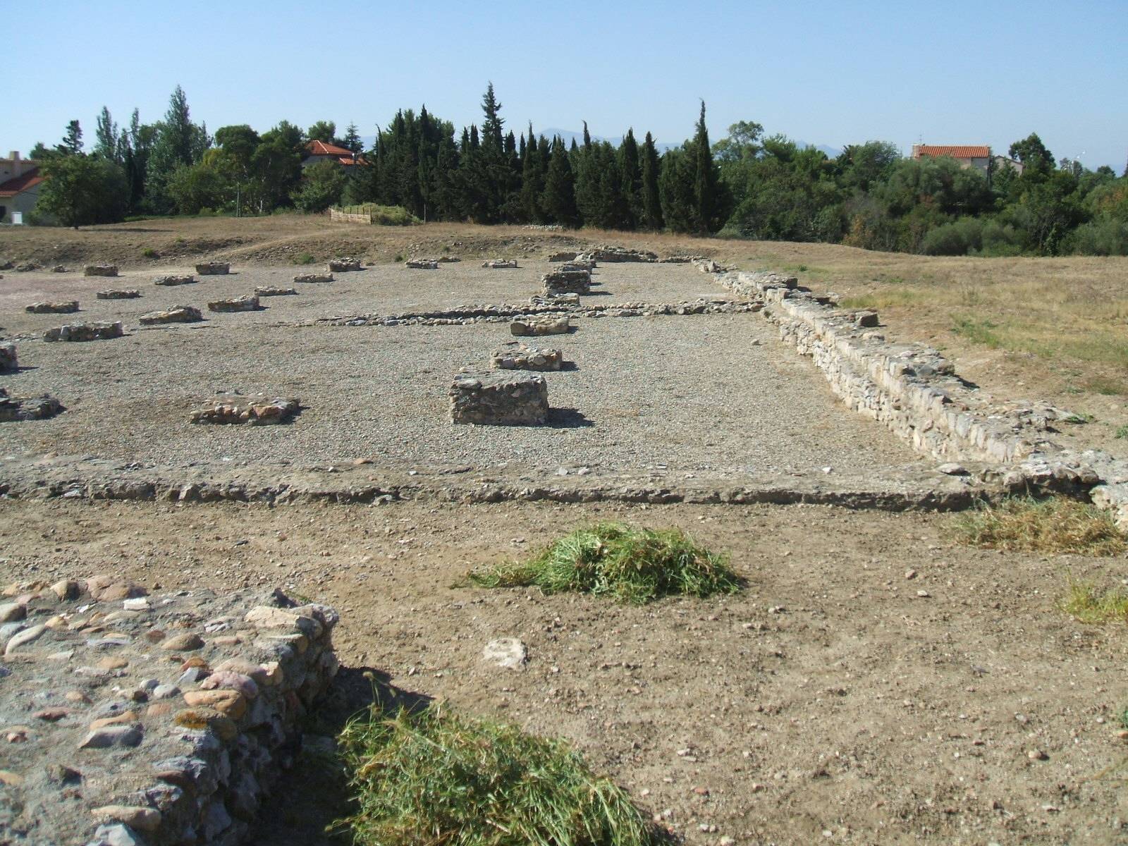 Basilique civile de l'ancien forum de Ruscino près de Perpignan
