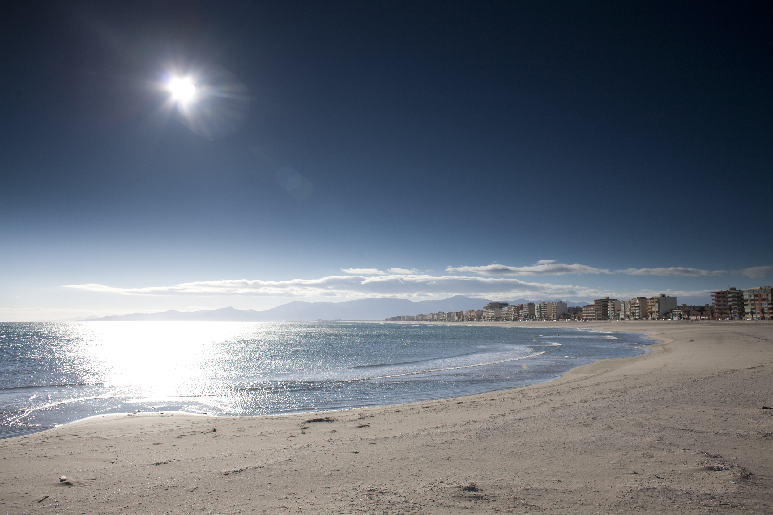 Sable au matin à Canet · Ville de Canet-en-Roussillon, CC BY-SA 4.0