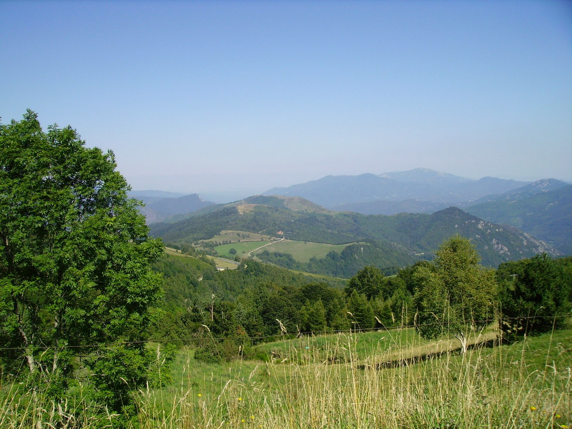 Vue sur le Vallespir depuis le col d’Ares
