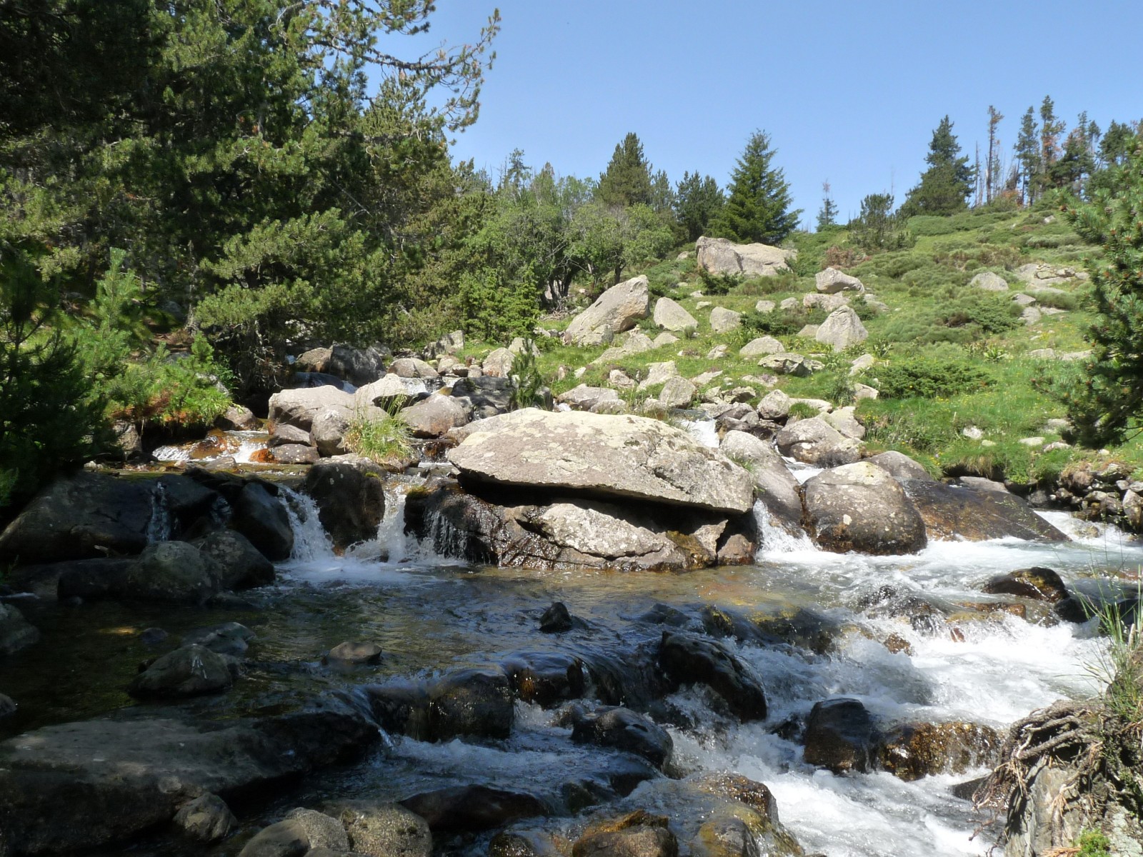 La vallée de la Lladure dans le secteur de Balcère