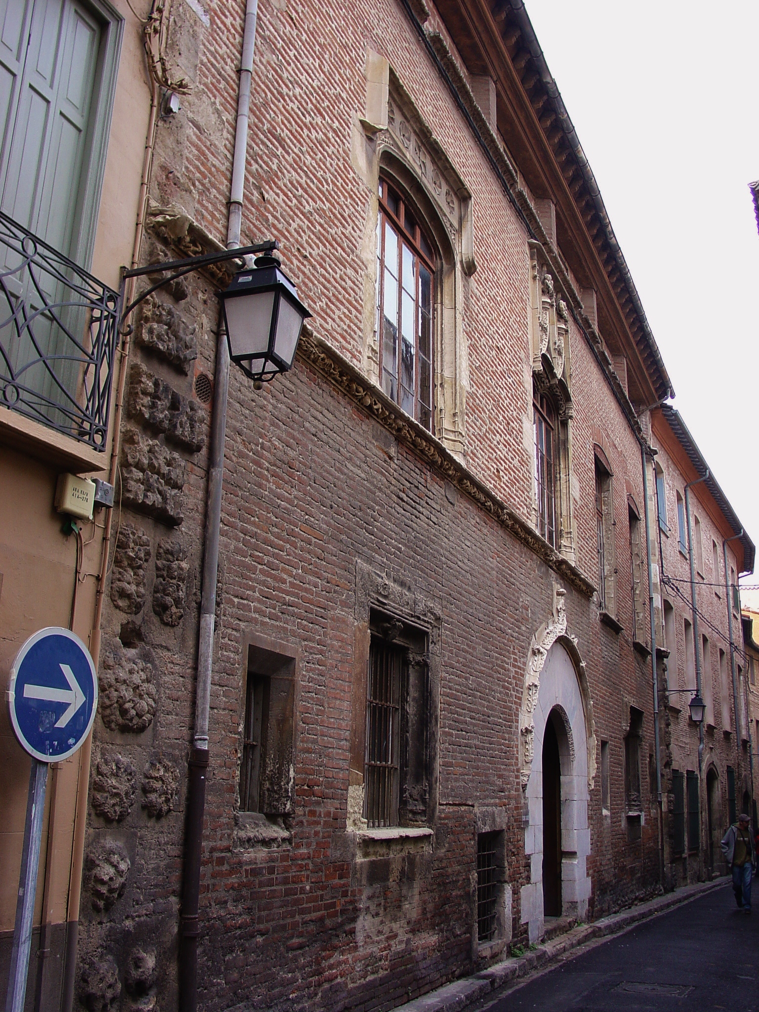 Façade de la Casa Xanxo, maison gothique à Perpignan