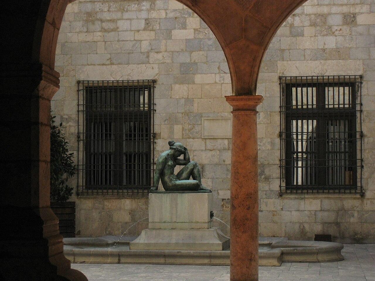 Le patio intérieur de l'Hôtel de Ville
