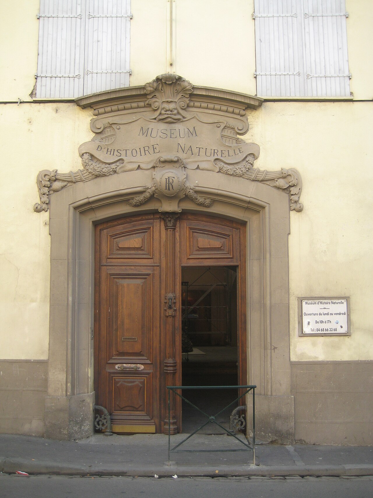 Entrée du Muséum de Perpignan