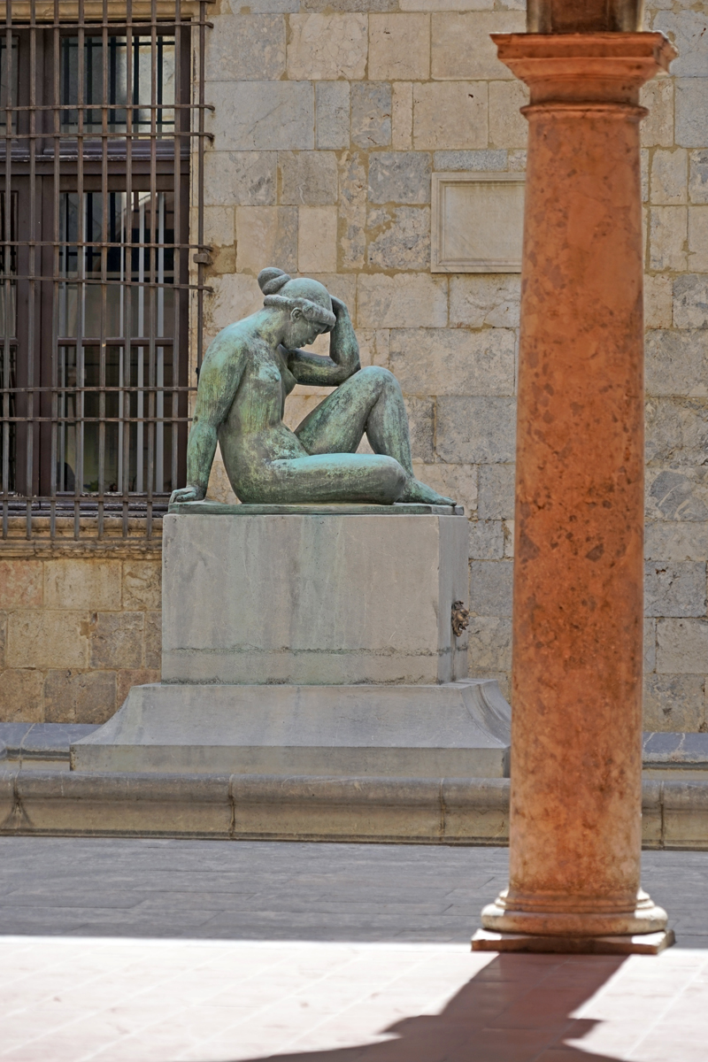 La Méditerranée d'Aristide Maillol dans le patio de l'Hôtel de Ville