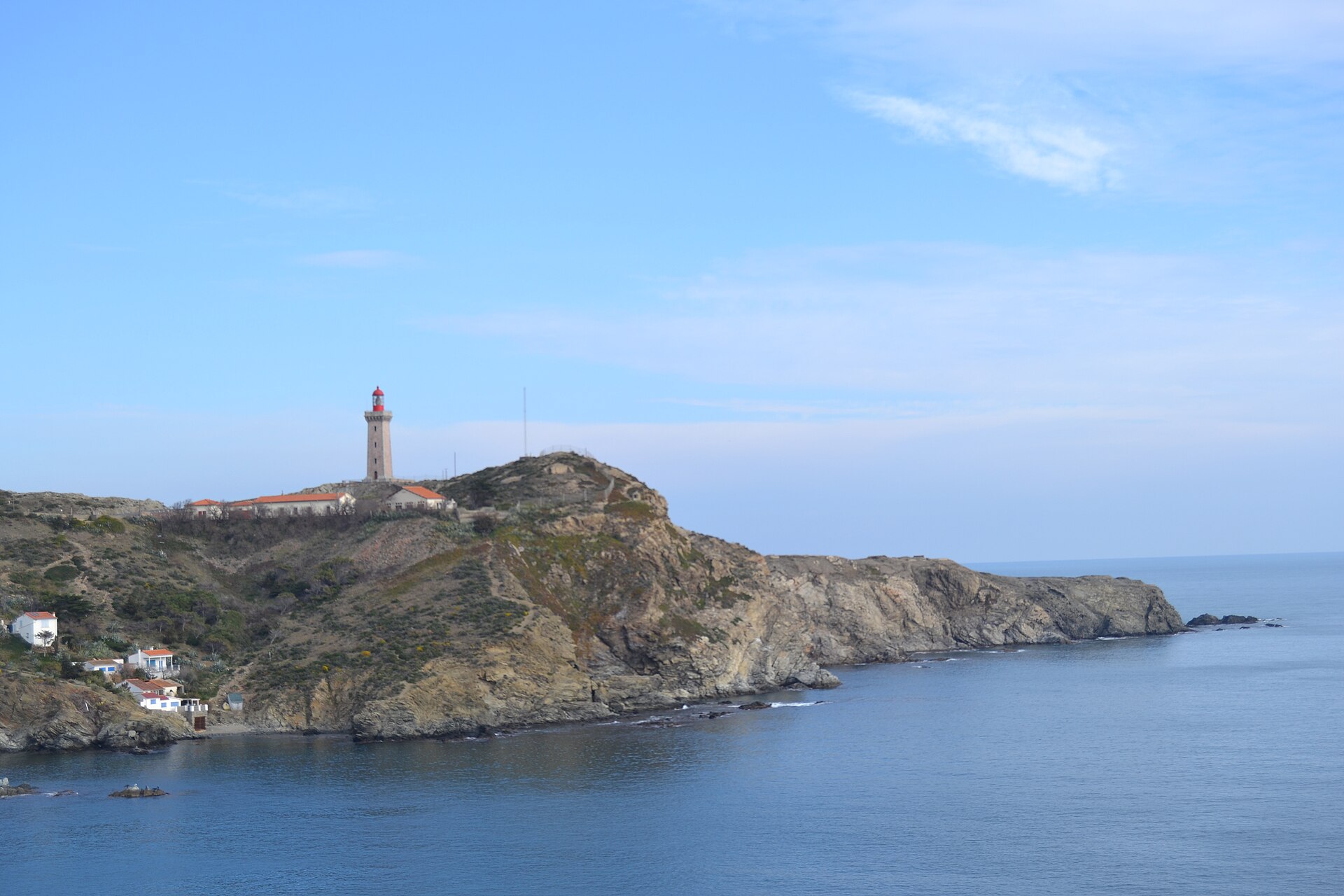 Le cap Béar, ses roches et son phare
