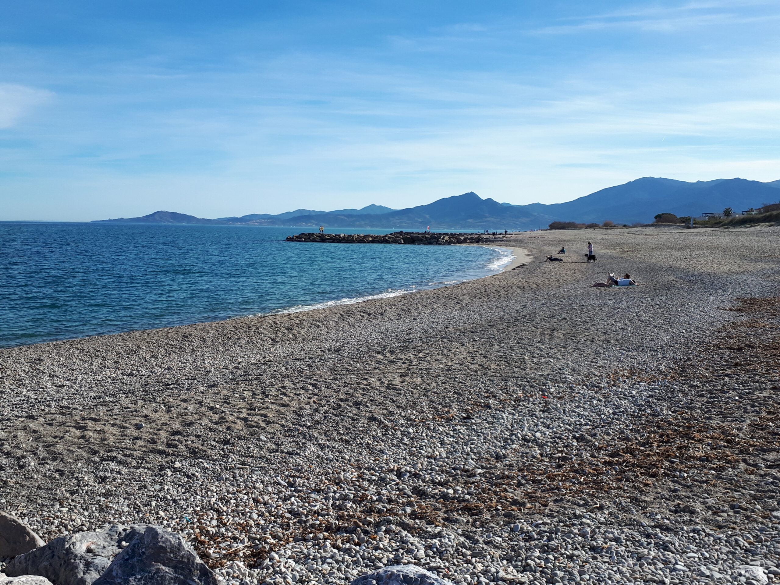 Plage sud de Saint-Cyprien · Alan Mattingly, CC BY-SA 4.0